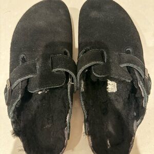 Birkenstock Boston Shearling
Suede Leather black